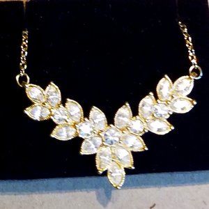Brilliant Marquise Necklace 17"